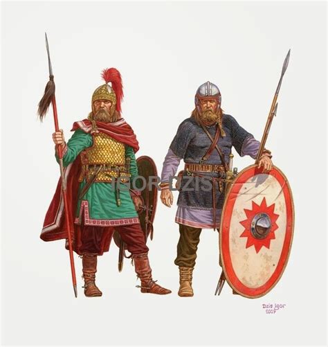 GERMANIC WARRIORS. IV-V CENTURY | Ancient warfare, Germanic tribes ...