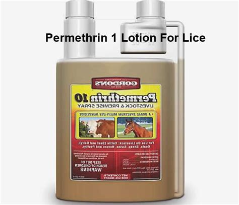 Lice killing lotion containing 1 permethrin, permethrin 1% lotion for ...