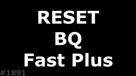Hard Reset BQ 5519L Fast Plus - YouTube