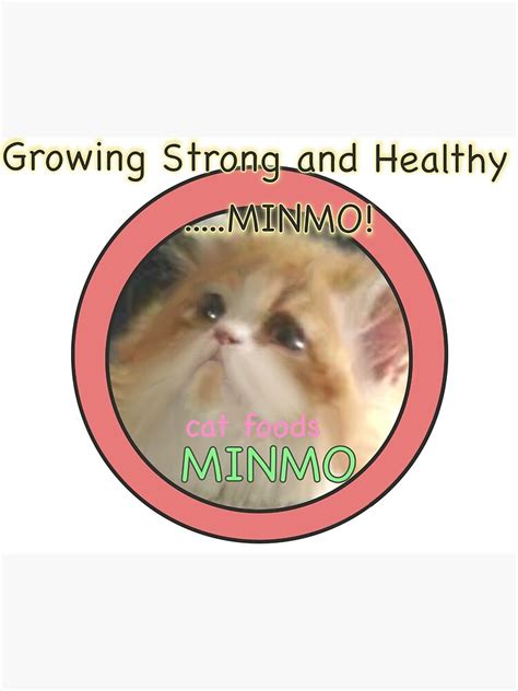 "Minmo Cat Food" Poster for Sale by Warfie | Redbubble