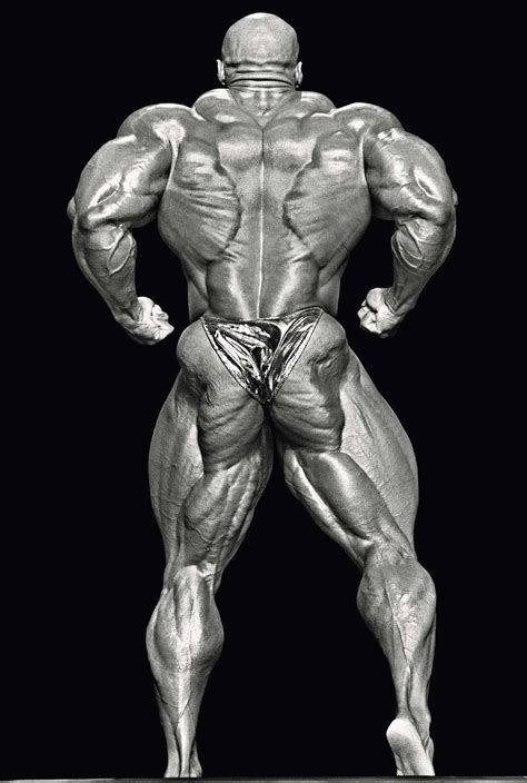 Download Rear Double Biceps Pose Of Ronnie Coleman Wallpaper