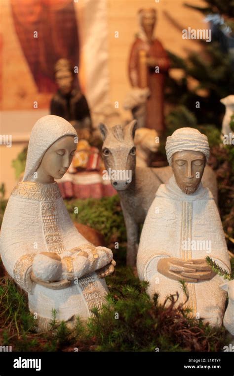 nativity scene child  res stock photography  images alamy