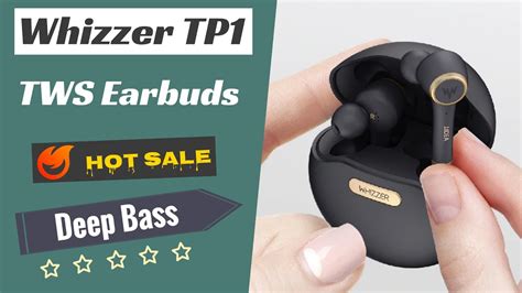 Whizzer TP1 TWS Earbuds | Deep Bass Bluetooth 5.0 Waterproof True ...