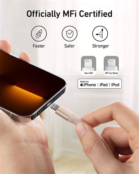 Anker Powerline+ II with Lightning Connector 6ft, MFi Certified iPhone