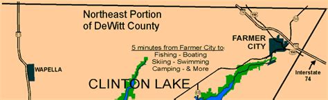 Printable Clinton Lake Map