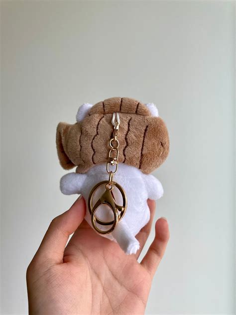 Taiyaki Cat Plush Keychain - Etsy