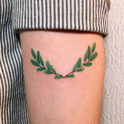 Tatuagem Folhas De Louro