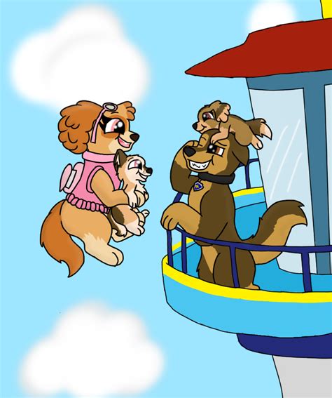 skye  chase paw patrol photo  fanpop