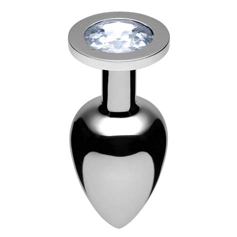 Jewel Accented Steel Butt Plug