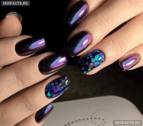Втирка для ногтей – виды и новинки дизайна с фото | Fox nails, Nail ...
