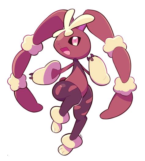 lopunny and mega lopunny (pokemon) drawn by artsy-rc | Danbooru