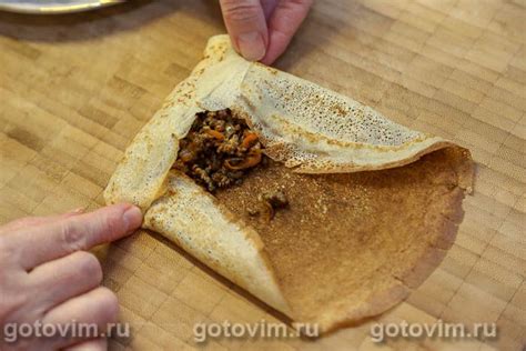 Блины с начинкой из мяса и печени. Рецепт с фото