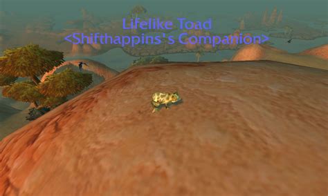 WOW Companion Collector: Lifelike Toad (uncommon lvl 1)