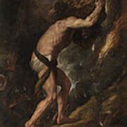 Sisyphus Painting by Titian - Fine Art America