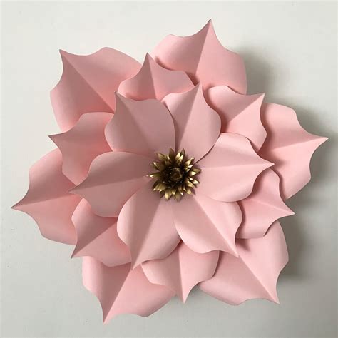 paper flower template printable 2