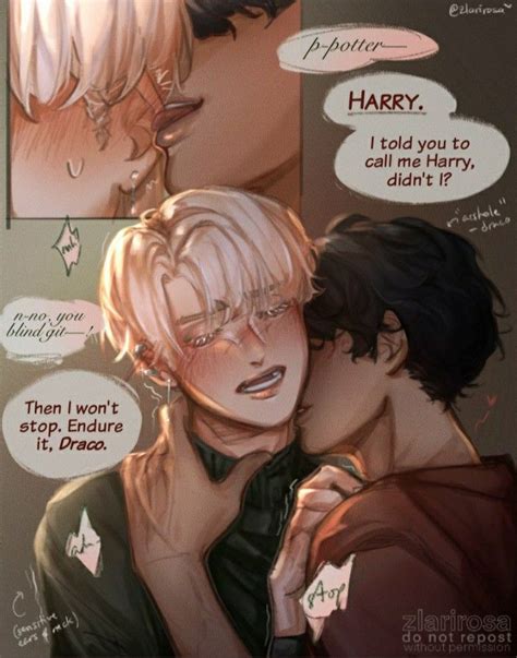Drarry fanart | Harry potter anime, Drarry fanart, Harry potter comics
