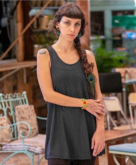 Psychedelic Women Clothing Loose Tank Top Full Print