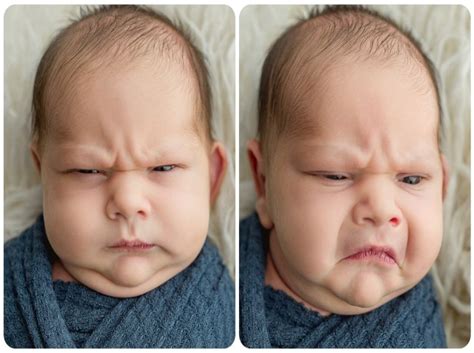Te schattig: foto`s boze baby gaan viraal | Babybytes