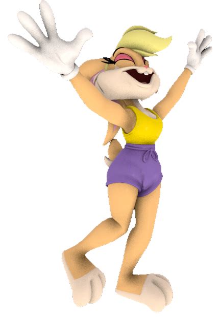 Lola Bunny is happy by TransparentJiggly64 on DeviantArt