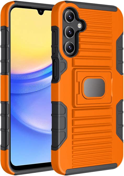 Case for Samsung Galaxy A15 5G Phone, Nakedcellphone Rugged Hybrid Ring