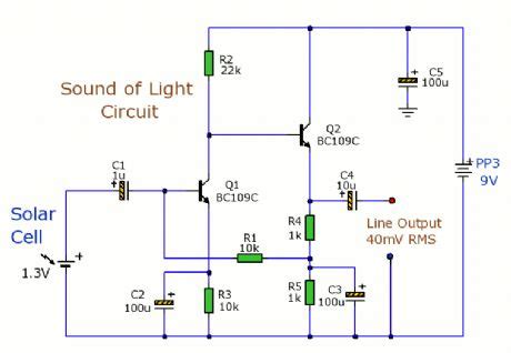 Sound of Light Circuit - Audio_Circuit - Circuit Diagram - SeekIC.com