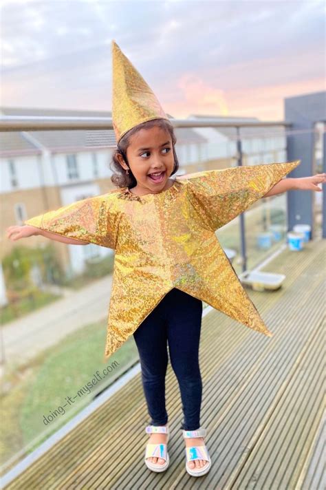 Star Costume | Star costume, Diy christmas costumes, Kids star costume
