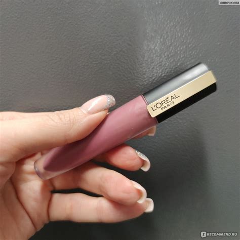 Жидкая губная помада L'Oreal Paris Rouge Signature - «Шикарная помада с ...