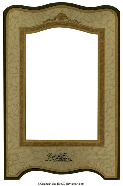 1931 Vintage Photo Frame from Pressed Cardboard by EveyD on DeviantArt