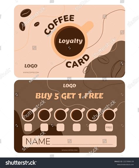 Vector Loyalty Card Template Vip Card Stock Vector (Royalty Free