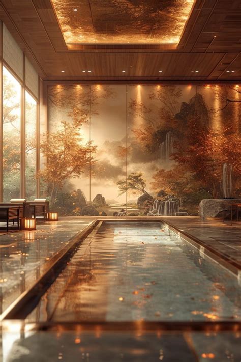 Luxurious Traditional Japanese-Style Interiors with Intricate Gold Details