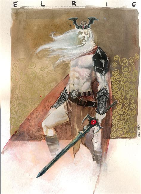 Elric De Melniboné - Fashion and Action: Elric of Melnibone by Rod Reis