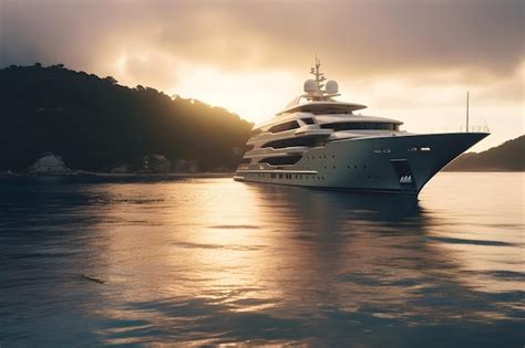 Free Photo | Cinematic luxury yacht background