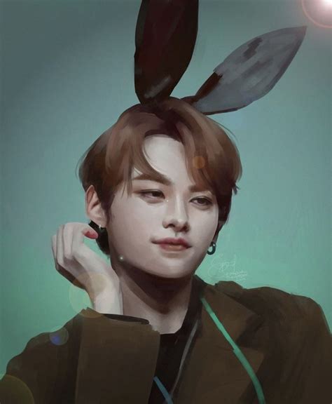 Pin de 𝐊-𝐏𝐨𝐩 em Stray Kids Fanart | Desenhos, Anime, Aquarela