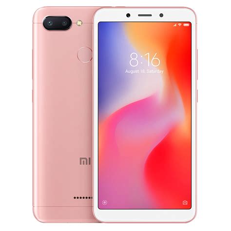 Купить Xiaomi Redmi 6 4/64 (розовый) в Москве: цена смартфона Сяоми ...