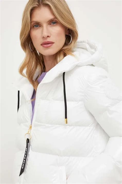 Куртка Pinko жіноча колір білий зимова | ANSWEAR.ua