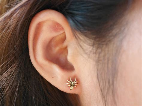 spider sterling silver spider earrings halloween earrings etsy