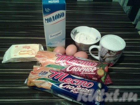 Ленивый "Наполеон" из готового слоеного теста: 8 фото в рецепте