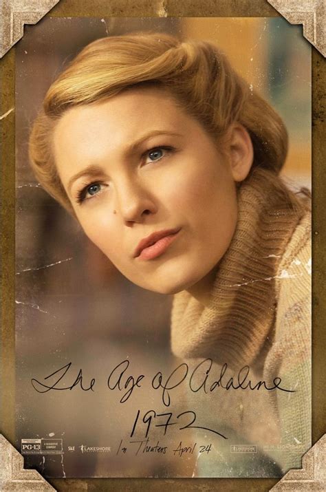 Блейк Лавли на постерах к фильму «Век Адалин» Blake Lively Age, Blake ...