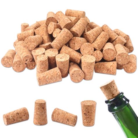 amazoncom guanena  pack natural wood corks wooden tapered cork