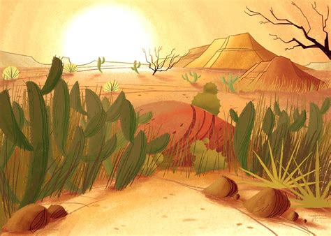 Desenho Do Sertao - Paisagem Do Sertão Nordestino Desenho - FDPLEARN