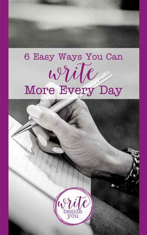 easy ways   write   day