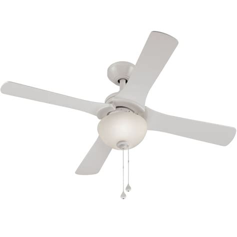 Harbor Breeze Aero 42-in White Indoor Ceiling Fan with Light Kit (4 ...