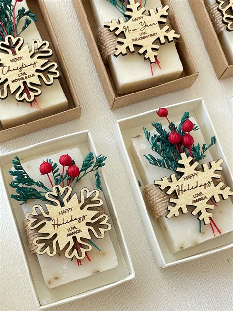 Christmas Scent Soap Favors Personalized Christmas Gifts - Etsy
