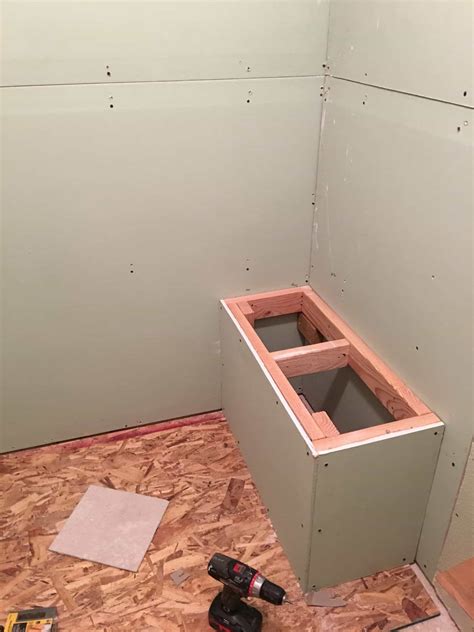 How To Build A Shower Seat Out Of Wood | Pictures of Bathroom Vanities
