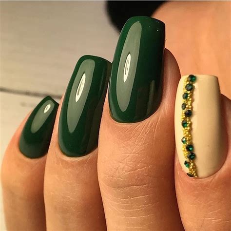 Ногти Зеленого Цвета Фото Гель Лак — Richnail.ru