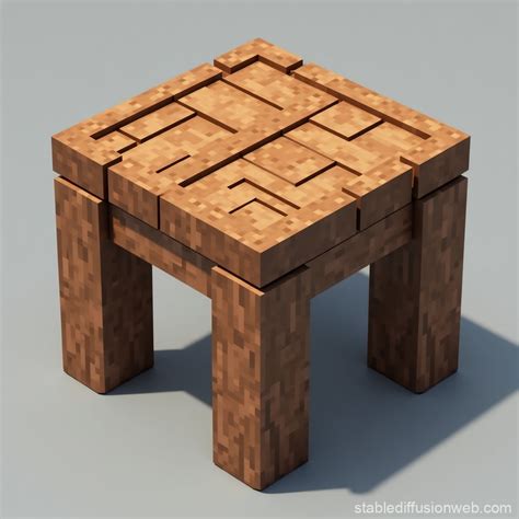 Minecraft Crafting Table Texture | Stable Diffusion Online