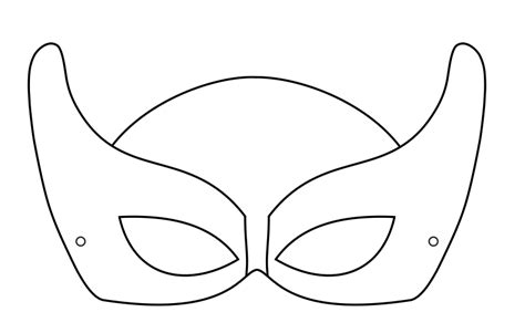 Superhero Mask Template - ClipArt Best