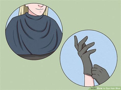 how to make blue hair dye