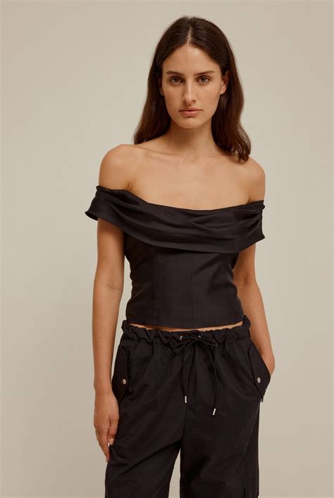 Venroy - Womens Silk Cowl Neck Bodice | Venroy | Premium Leisurewear