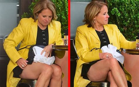 Flaunting At 59 — Katie Couric Gives Leg Show As Career Takes A Dive